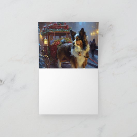 Papillon Kerstfeest Seizoen Kaart (Binnen)