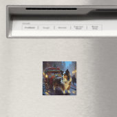 Papillon Kerstfeest Seizoen Magneet (Insitu (Vaatwasser))