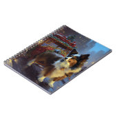 Papillon Kerstfeest Seizoen Notitieboek (Linkerzijde)