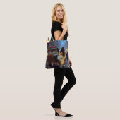 Papillon Kerstfeest Seizoen Tote Bag (Op model)