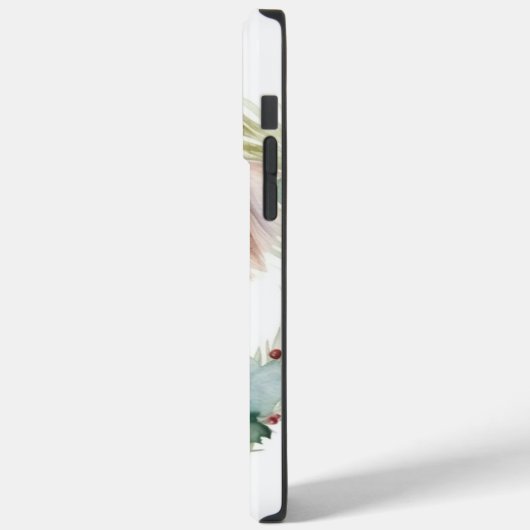 Papillon Kerstkrans feestelijke pup Case-Mate iPhone Case (Achterkant / Links)