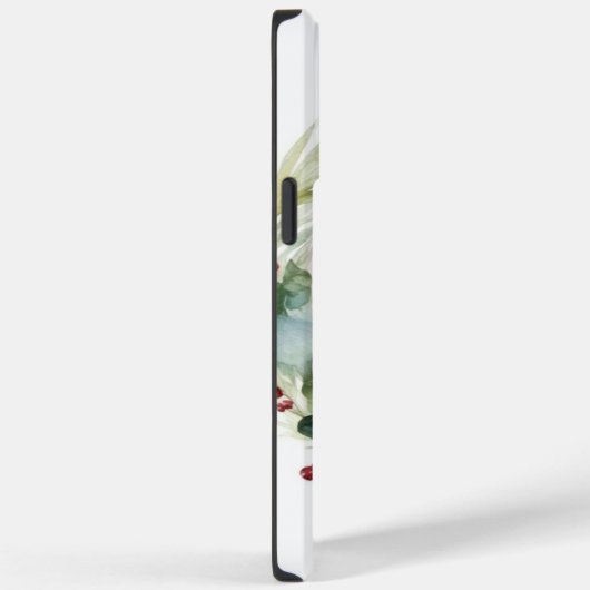 Papillon Kerstkrans feestelijke pup Case-Mate iPhone Case (Achterkant / Rechts)