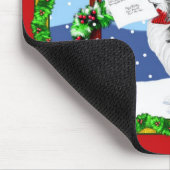 Papillon Kerstmail Blk Whit Muismat (Hoek)