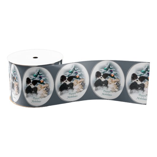 Papillon Kerstmis Grosgrain Lint (Spoel)