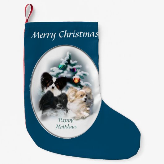 Papillon Kerstmis Kleine Kerstsok (Voorkant)