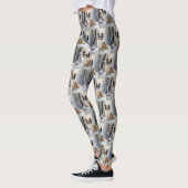 Papillon laat het sneeuwen Kerstmis Leggings (Links)