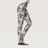 Papillon laat het sneeuwen Kerstmis Leggings (Rechts)