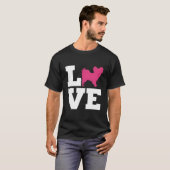 Papillon Liefde T-shirt (Voorkant volledig)