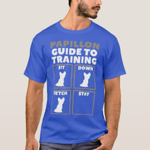 Papillon liefhebber gehoorzaamheidsgids voor de tr t-shirt