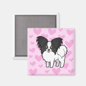 Papillon Love Magneet (Voorkant / Achterkant)