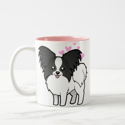 Papillon Love Tweekleurige Koffiemok (Links)