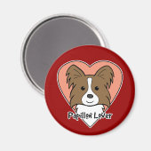 Papillon Lover Magneet (Voorkant / Achterkant)