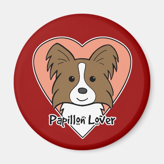 Papillon Lover Magneet (Voorkant)