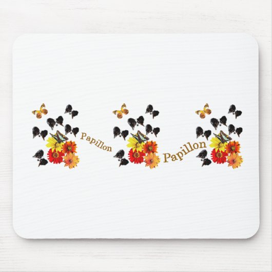 Papillon Lovers Gifts Muismat (Voorkant)
