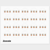 Papillon Lovers Gifts Ronde Sticker (Vel)