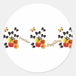 Papillon Lovers Gifts Ronde Sticker