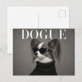 Papillon Luxe Mode Redactioneel Briefkaart (Voorkant / Achterkant)