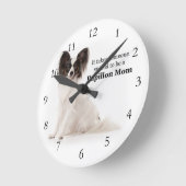 Papillon Ma Clock Ronde Klok (Hoek)