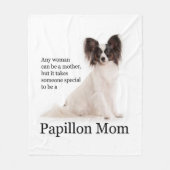 Papillon Ma Fleece Blanket (Voorkant)