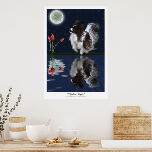 "PAPILLON MAGIC" Art Print of Poster (Keuken)