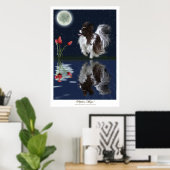 "PAPILLON MAGIC" Art Print of Poster (Thuiskantoor)