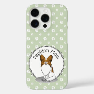 Papillon mam Pap mam (wit en sable) iPhone 16 Pro Hoesje