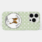 Papillon mam Pap mam (wit en sable) Case-Mate iPhone Case (Achterkant (horizontaal))