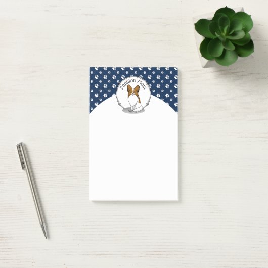 Papillon mam Pap mam (wit en sable) Post-it® Notes (Kantoor)