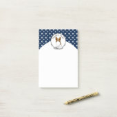 Papillon mam Pap mam (wit en sable) Post-it® Notes (Op bureau)