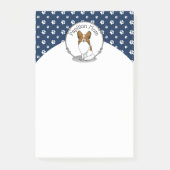 Papillon mam Pap mam (wit en sable) Post-it® Notes (Voorkant)