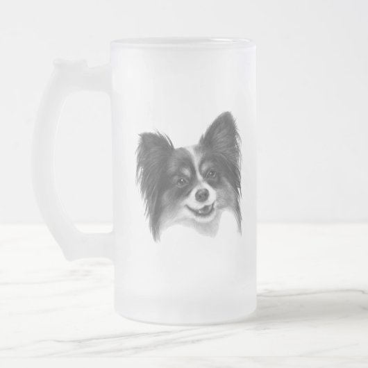 Papillon Matglas Bierpul (Links)