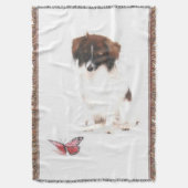 PAPILLON MAX en VLINDER Deken (Voorkant Verticaal)