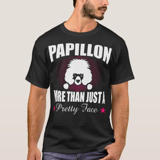 Papillon meer dan alleen een  gezichtscadeau t-shirt (Voorkant)