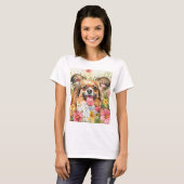 Papillon Moeder T-shirt – Waterverf (Voorkant volledig)