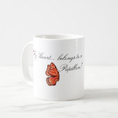 Papillon-Mok Koffiemok (Voorkant links)