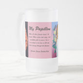 Papillon-Mok Matglas Bierpul (Voorkant links)