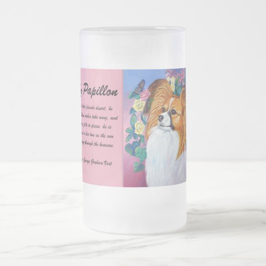 Papillon-Mok Matglas Bierpul (Center)