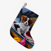 Papillon op een peddel: Een Schilderachtig avontuu Kleine Kerstsok (Voorkant (Hangend))