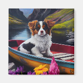 Papillon op een peddel: Een Schilderachtig avontuu Magneet (Voorkant)