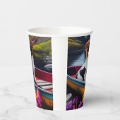 Papillon op een peddel: Een Schilderachtig avontuu Papieren Bekers (Links)