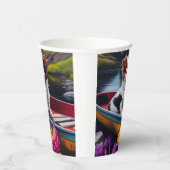 Papillon op een peddel: Een Schilderachtig avontuu Papieren Bekers (Rechts)