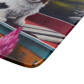 Papillon op een peddel: Een Schilderachtig avontuu Snijplank (Hoek)