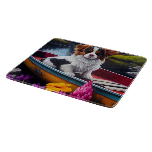 Papillon op een peddel: Een Schilderachtig avontuu Snijplank (Hoek)