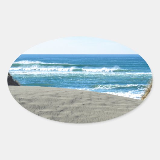 Papillon Ovale Sticker (Voorkant)