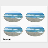 Papillon Ovale Sticker (Vel)