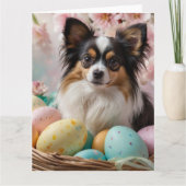 Papillon Paaseieren Kaart (Voorkant)