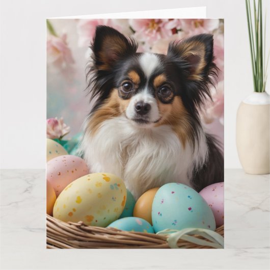 Papillon Paaseieren Kaart (Voorkant)