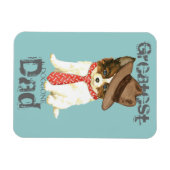 Papillon papa magneet (Horizontaal)