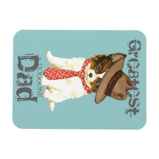 Papillon papa magneet (Horizontaal)