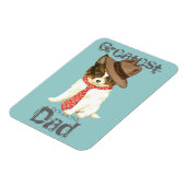 Papillon papa magneet (Linkerzijde)